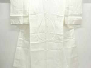 アンティーク　本麻透かし織撫子模様長襦袢